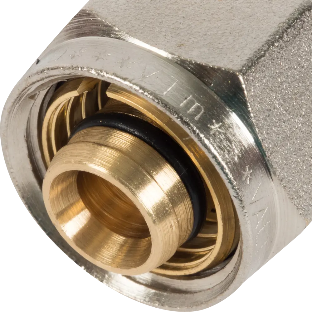 Обжимной соединитель Valtec для металлопластиковых труб 16x2.0 мм 10490971 STLM-0000498 - Вид №1