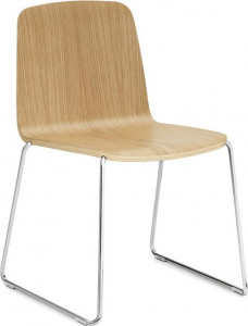602070 Chair Oak / Chrome Normann Копенгаген Normann Copenhagen Just