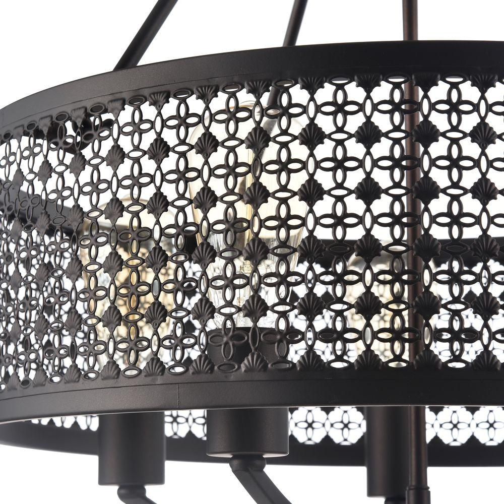 Подвесная люстра Freya Conte FR4166-PL-05C-BL FREYA ДИЗАЙНЕРСКИЕ, CONTE 186258 Коричневый  - Вид №2