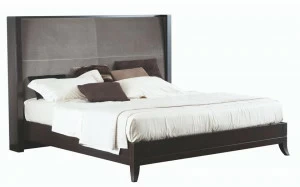 SELVA Двуспальная кровать из бука с мягким изголовьем  2712