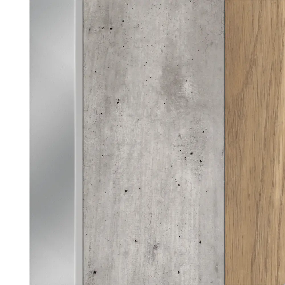 Дверь межкомнатная глухая Дайона 4 80x200 см ПВХ цвет бетон краколет/дуб европейский с замком и петлями 84835900 STLM-2146815 VELLDORIS  - Вид №2