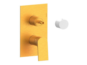 Однорычажный встраиваемый смеситель для душа с переключателем