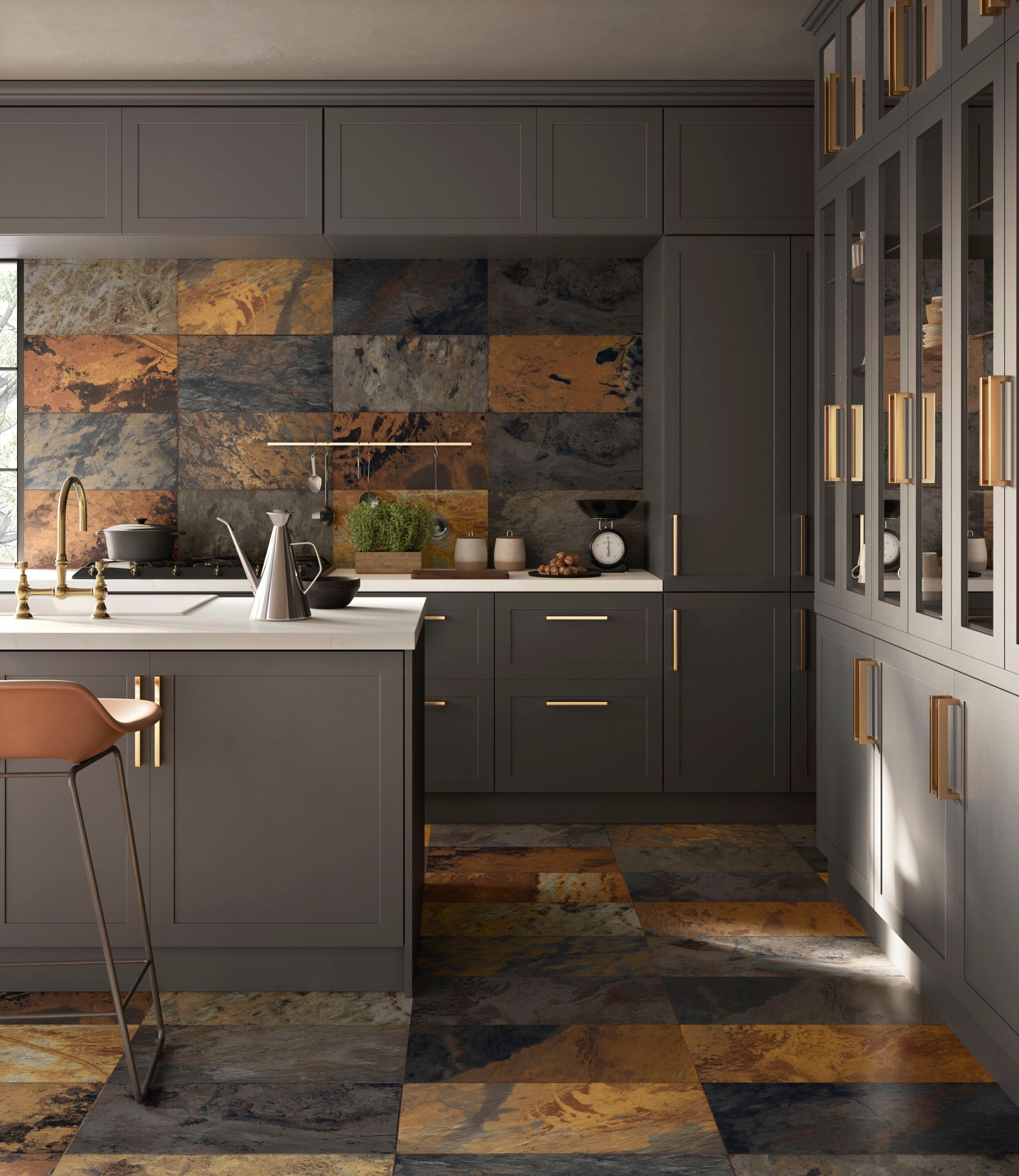 Пол / облицовка керамогранита с эффектом камня CERAMICA SANT'AGOSTINO Metastone ARCH-00039803 - Вид №1