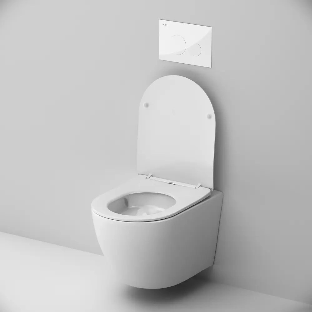 Комплект инсталляция с унитазом AM.PM Fresh IS12LM0151.8B1900 безободковый с микролифтом клавиша цвет хром STLM-2023046 - Вид №13