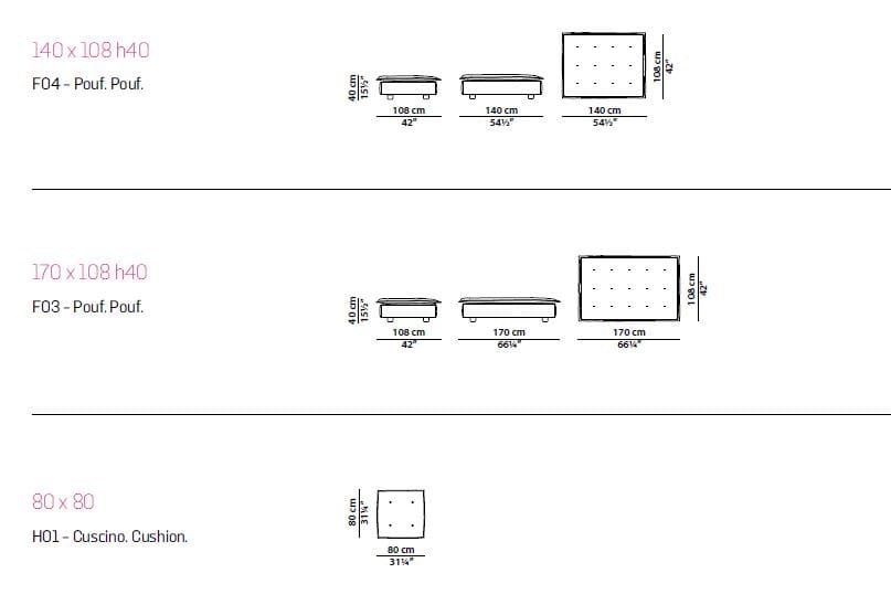 Кожаный модульный диван Baxter Miami Soft ARCH-00053774 - Вид №22