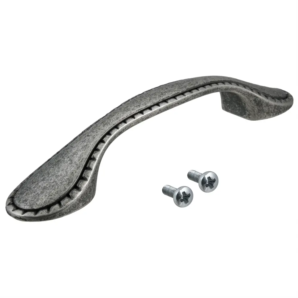 Мебельная ручка-скоба Kerron 125 мм черненый старинный цинк STLM-2142935 - Вид №1