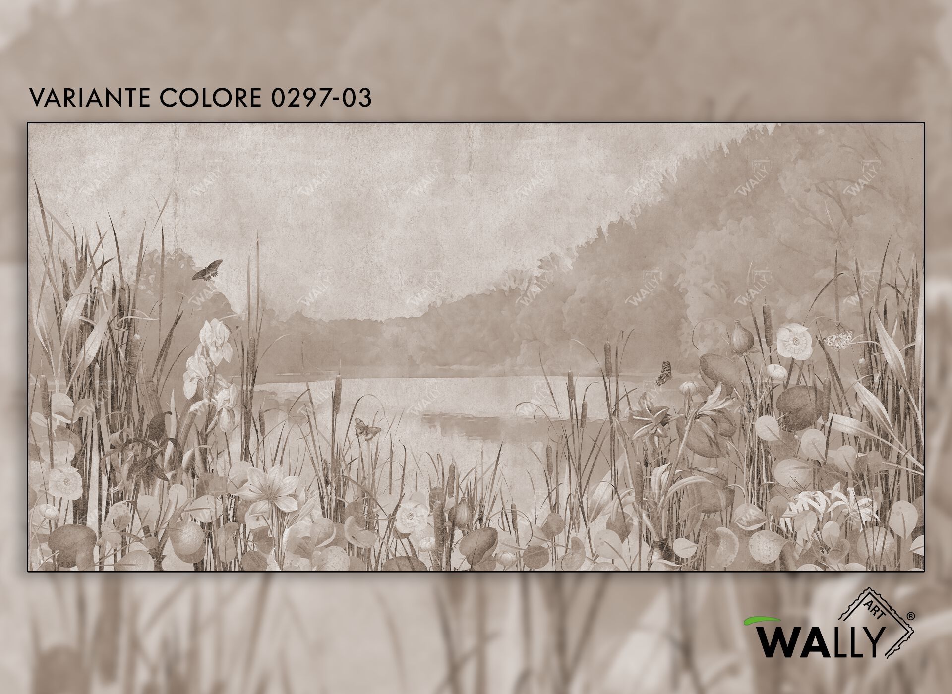 Моющиеся нетканые обои WALLYART MONTPELLIER ARCH-00142197 - Вид №4