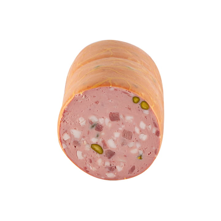 Телячья колбаса вареная с фисташками высший сорт Santreyd 20276