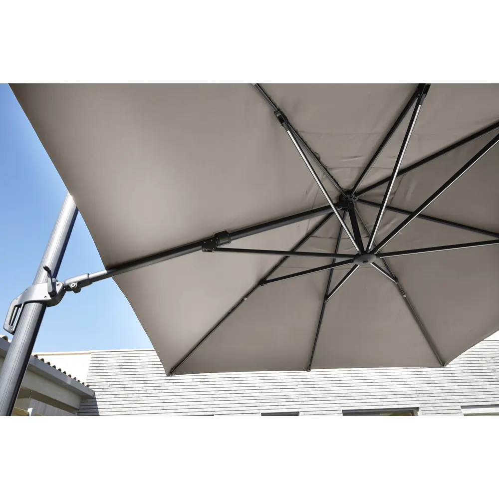 Зонт садовый Naterial Sonora 2.8х3.9 м бежевый с подставкой STLM-2005796 - Вид №22