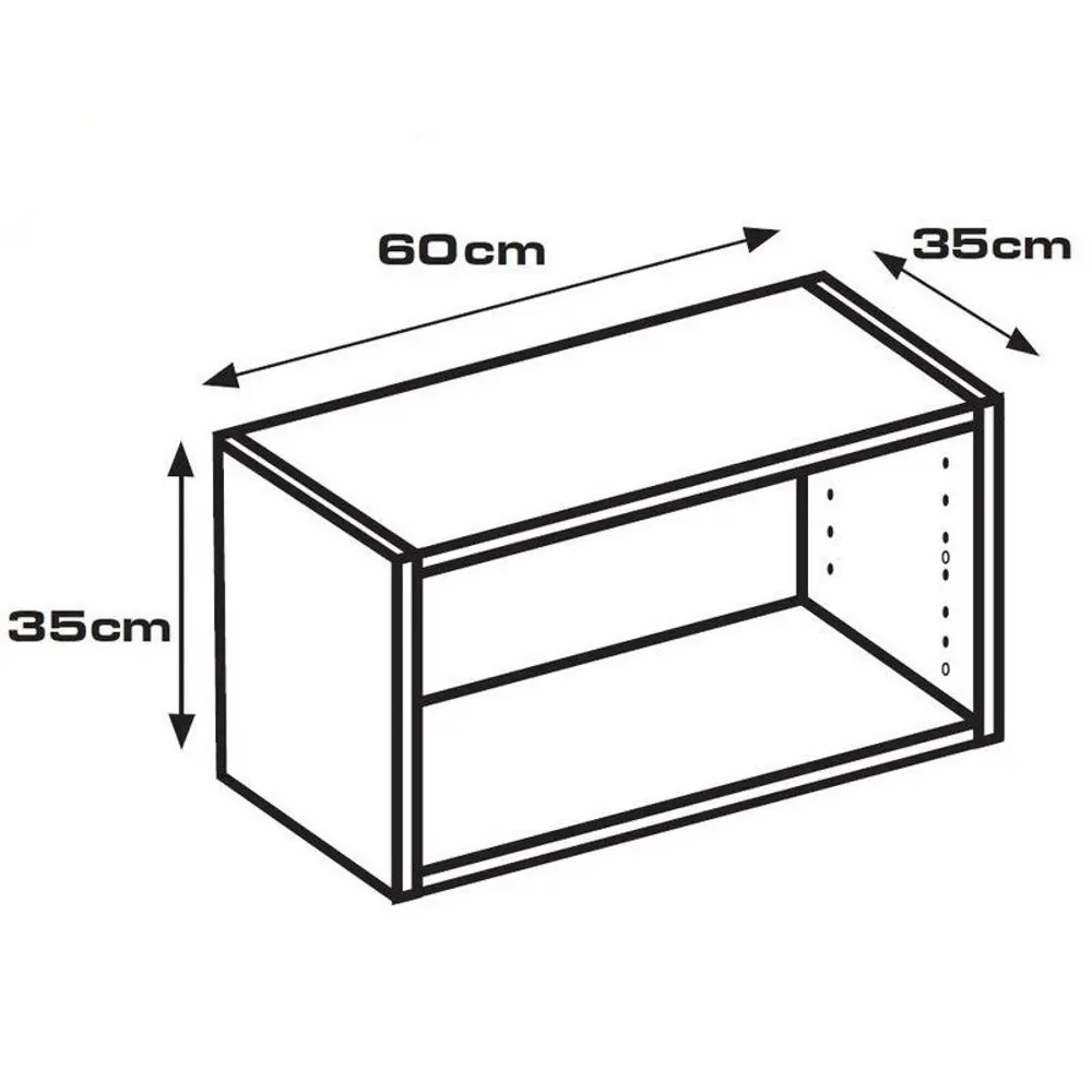 Каркас навесной, 60х35х35 см, белый, ЛДСП DELINIA STLM-2069057