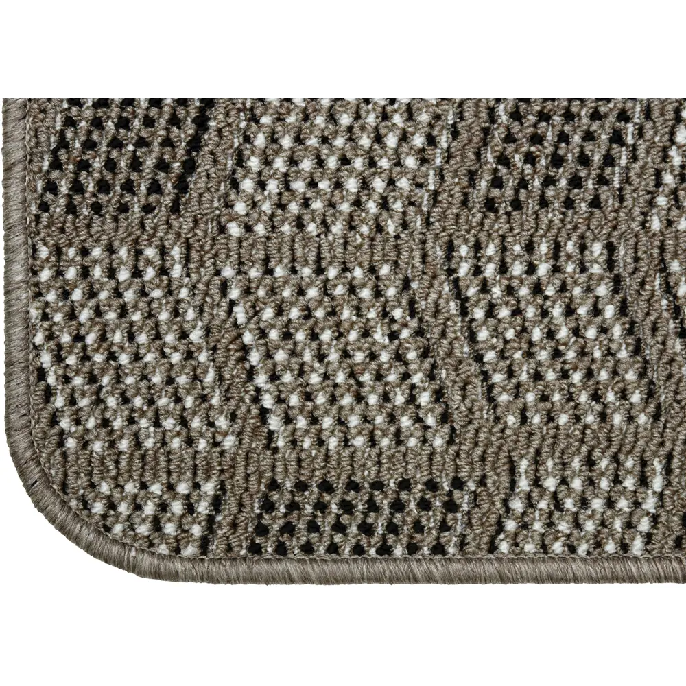 Коврик Kelvin 67x100 см полипропилен/резина цвет коричневый 82207844 STLM-2013151 Santreyd  - Вид №1