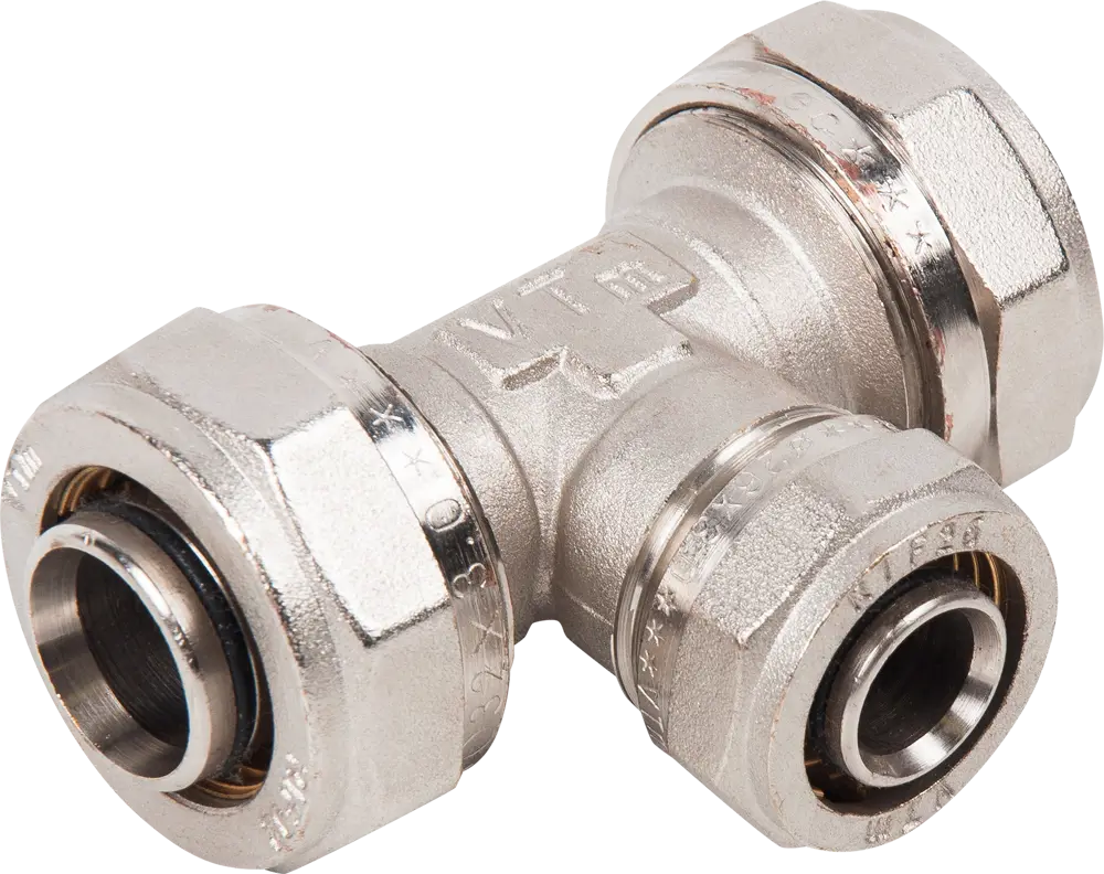 10519308 Тройник переходной Valtec 32x26x32 мм латунь VTM.331 STLM-0000573