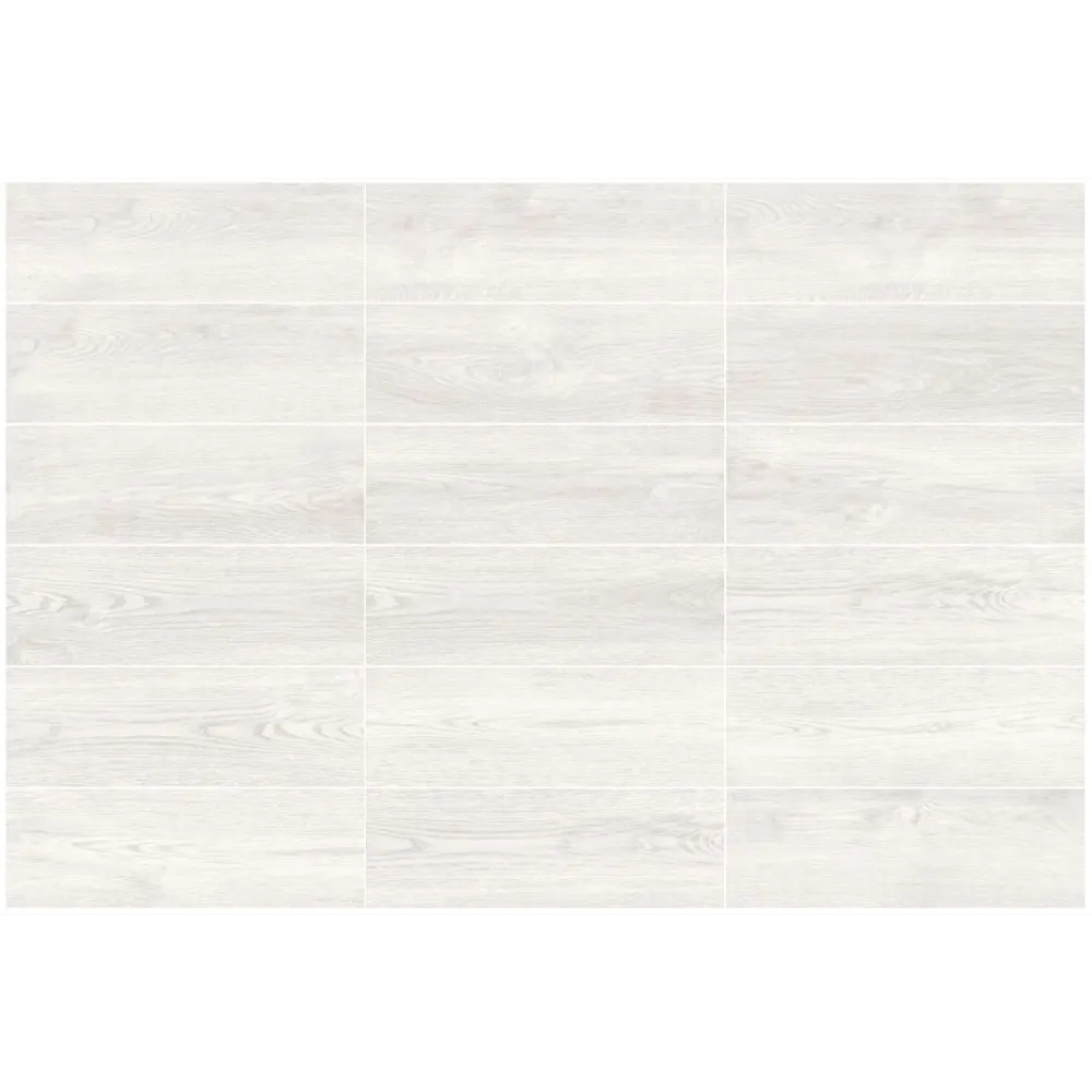 Глазурованный керамогранит Global Tile Andijan_GT 19.7x60 см 1.182 м² матовый цвет белый 89456536 STLM-2048764 - Вид №3