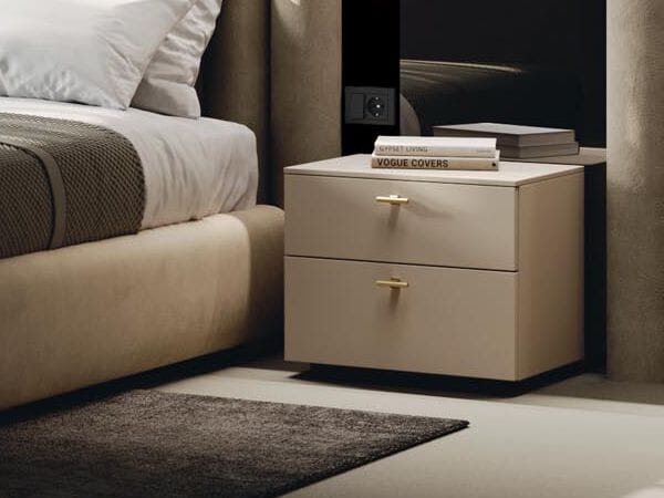 Прикроватная тумбочка с выдвижными ящиками Guzzini & Fontana Bix ARCH-00052786