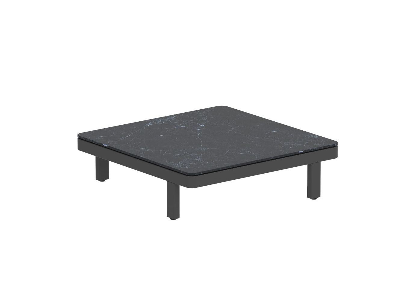 Алюминиевый квадратный низкий садовый столик с порошковым покрытием Royal Botania Alura Lounge ARCH-00012338 - Вид №9