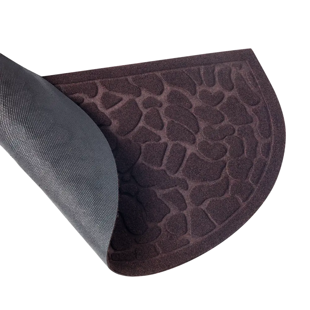 Коврик Inspire HR Lenzo 40x60 см резина цвет темно-коричневый STLM-2064781 - Вид №2