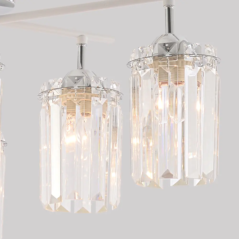 Люстра СЕМЬ ОГНЕЙ Агнес: хрустальная элегантность с 6 плафонами 89422008 STLM-1570949 - Вид №3