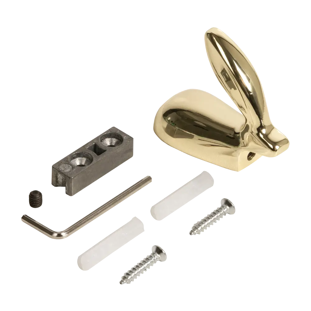 Крючок мебельный Ajax MB-LM/K-001 5x5.8x1 см цвет золотой STLM-2187311 - Вид №2