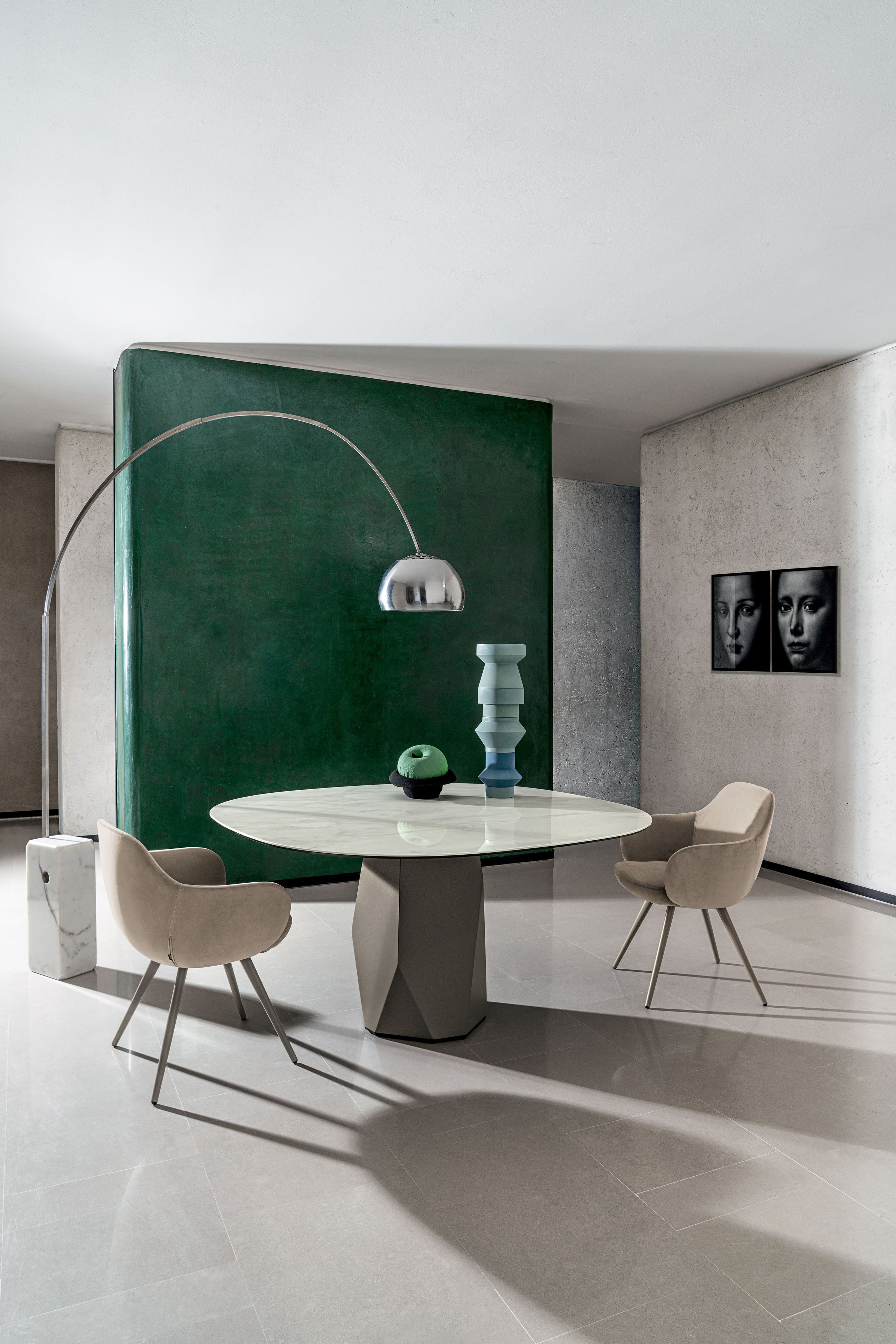 Круглый керамический стол Sovet Italia Deod ARCH-00106951 - Вид №7