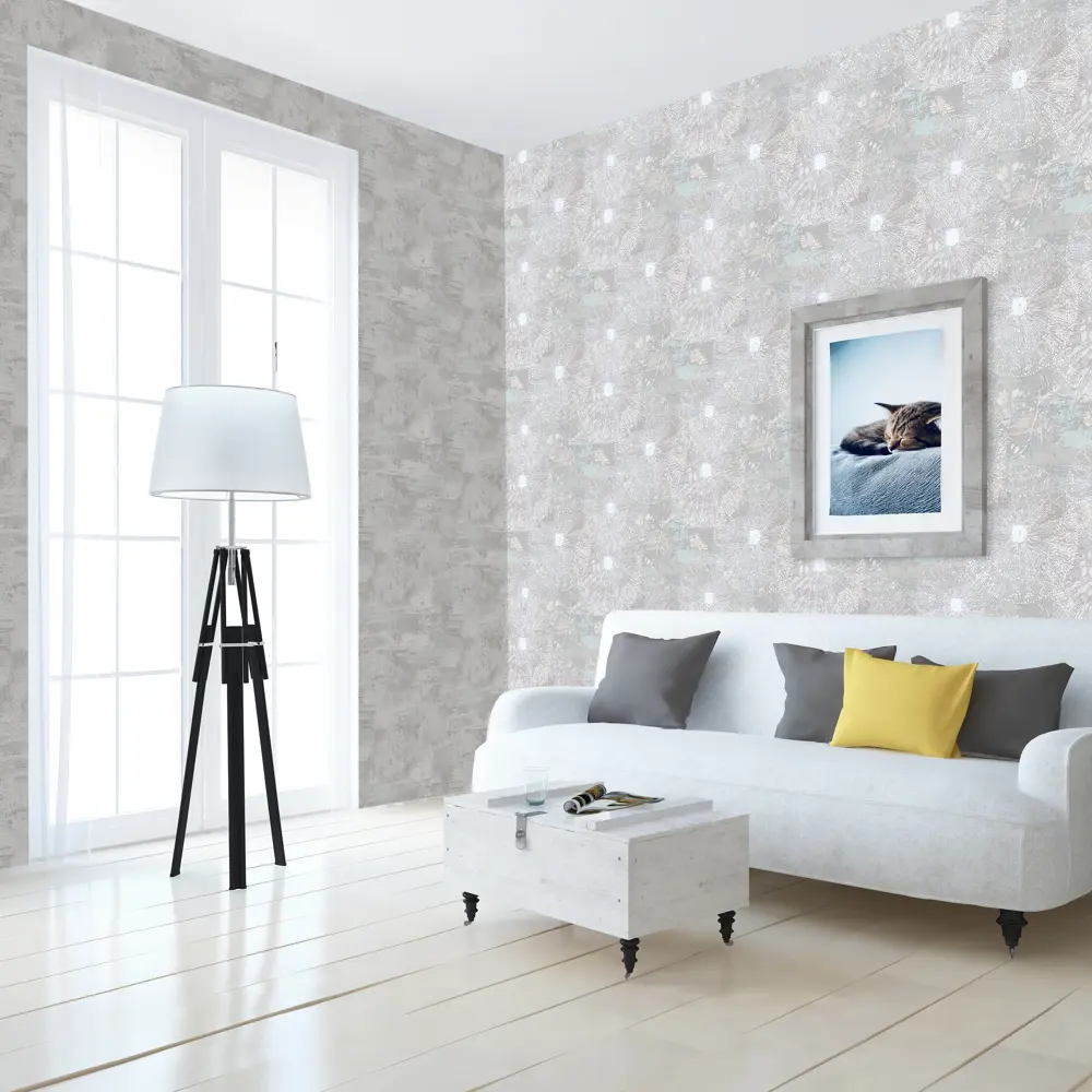 Обои флизелиновые Victoria Stenova Krasnodar голубые 1.06 м VS281784 STLM-2161611 - Вид №3