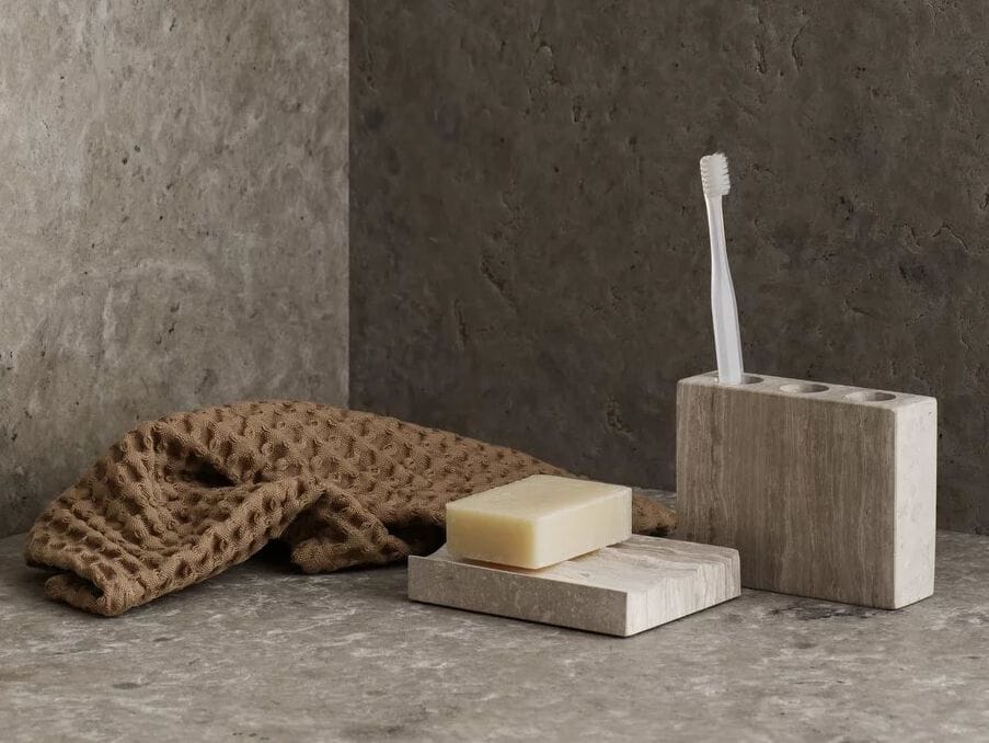 Подставка для зубных щеток из мрамора blomus Lamura ARCH-00088342 - Вид №3