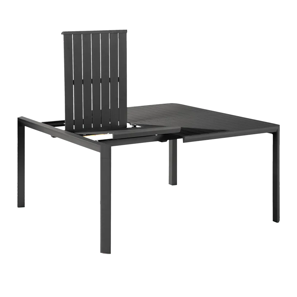 Стол раздвижной Naterial Idaho 97x149x76 см алюминий цвет темно-серый STLM-2079610 - Вид №3