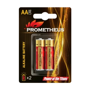 91939712 Батарейка алкалиновая Prometheus Energy AA 1.5 В 2 шт. STLM-1422025