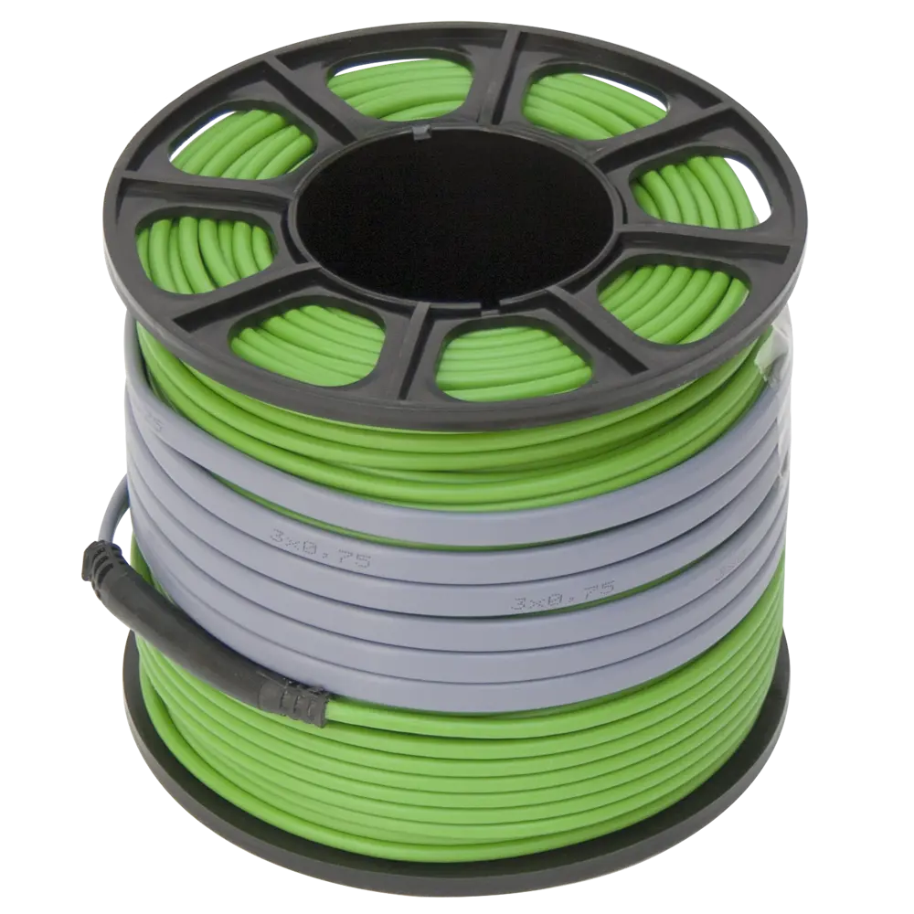 Нагревательный кабель для теплого пола GB-1000 82 м, 1000 Вт GREEN BOX STLM-2031611