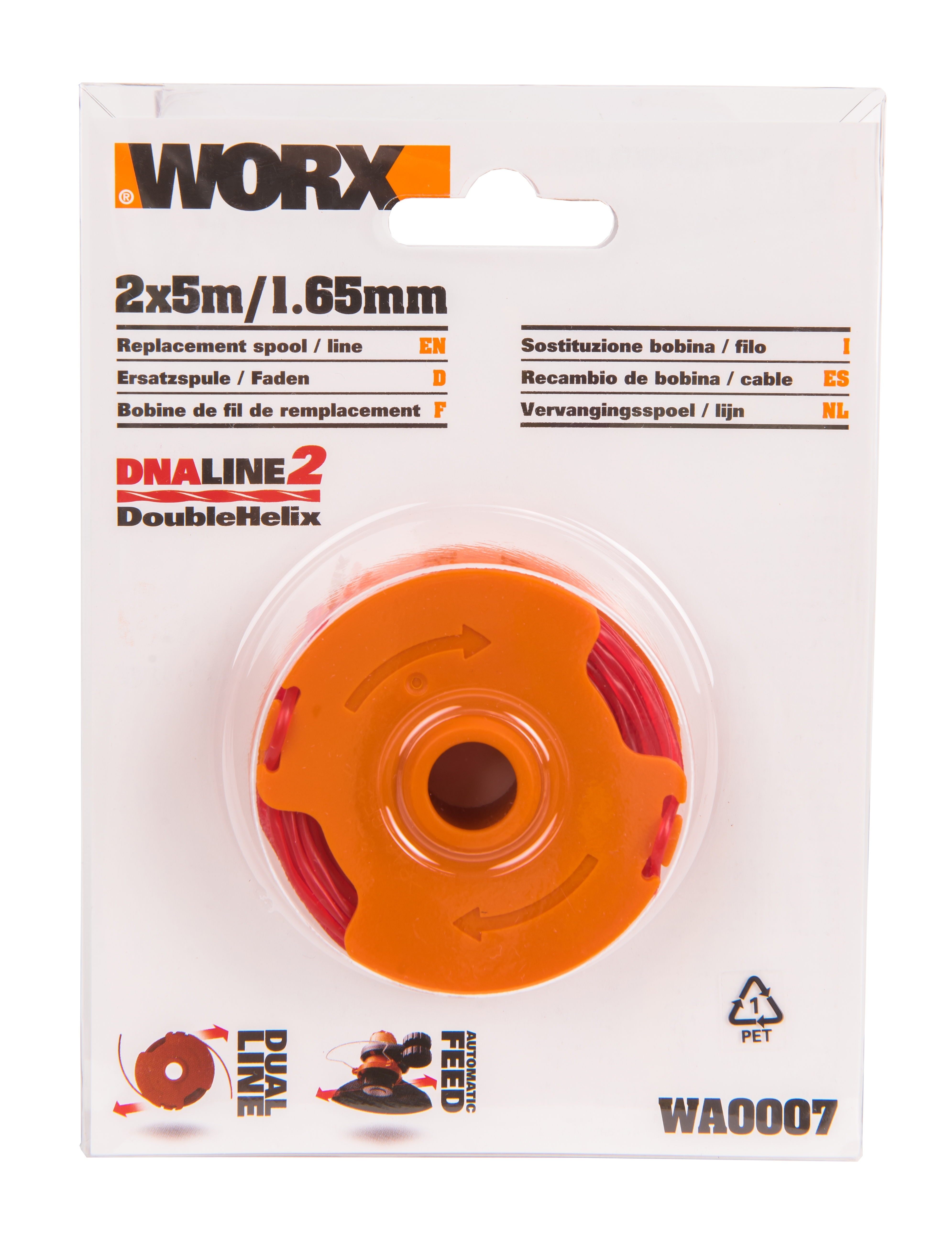 82983865 Катушка для триммера полуавтоматическая WA0007 STLM-0038487 WORX  - Вид №1