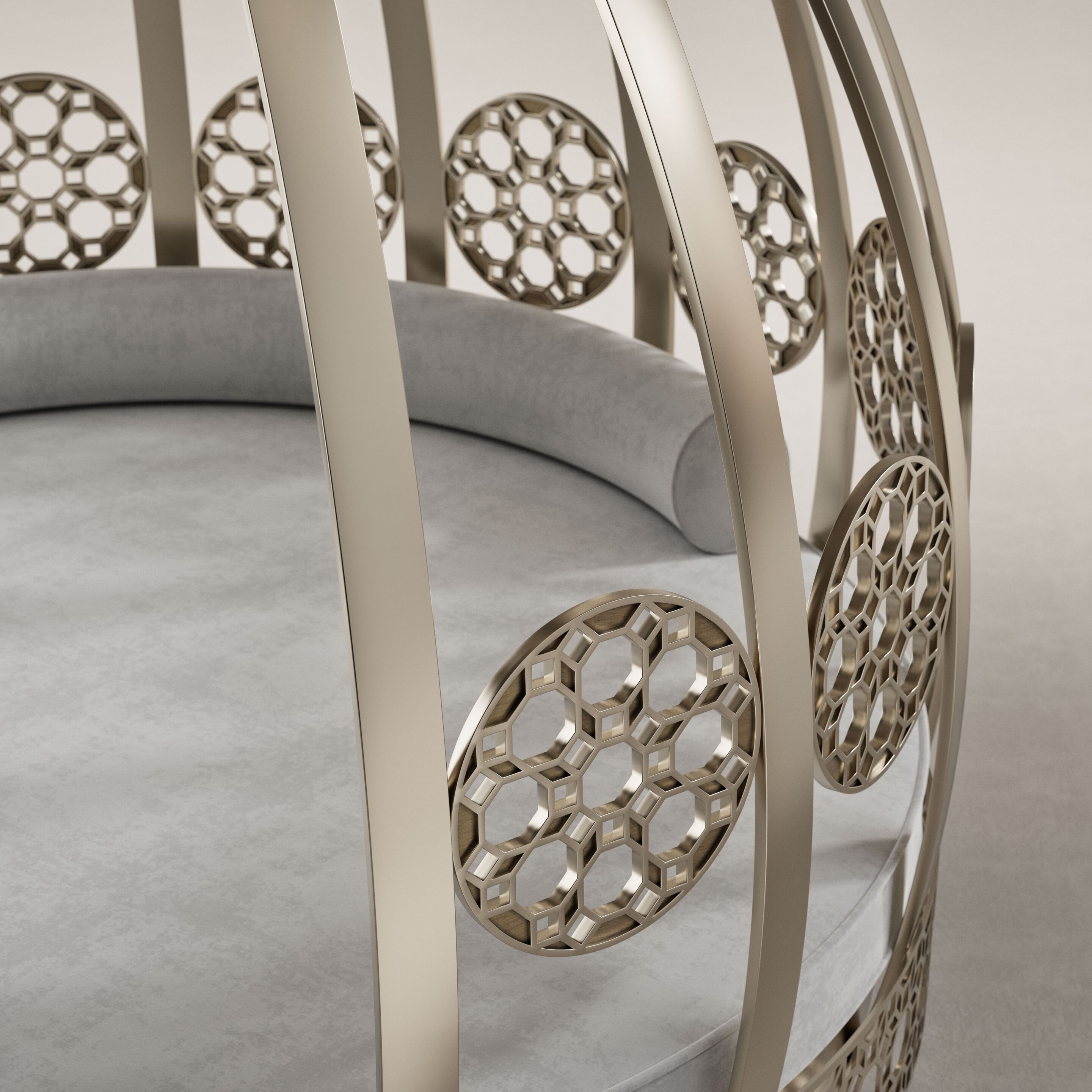 Латунное кресло Galbiati Exclusive Interiors ARCH-00052968 - Вид №1