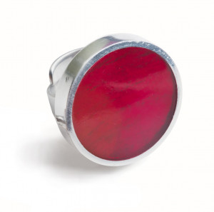 MIX_4511 Кольцо, розовый , перламутр, алюминий Mix Culture