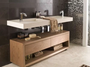 L'ANTIC COLONIAL Двойной напольный шкаф для ванной из дерева