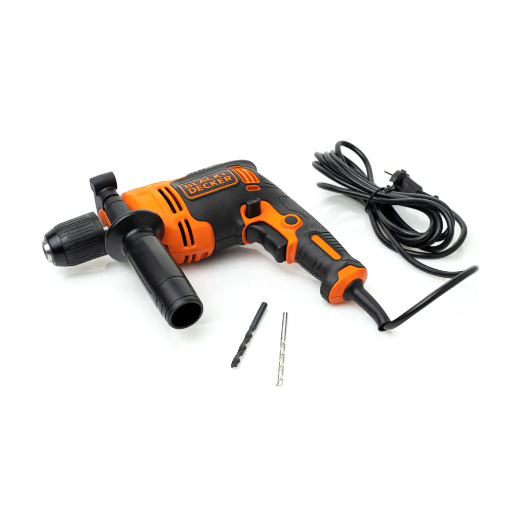 Ударная дрель Black&Decker BEH550-QS, 550Вт BLACK + DECKER STLM-2058189 - Вид №2