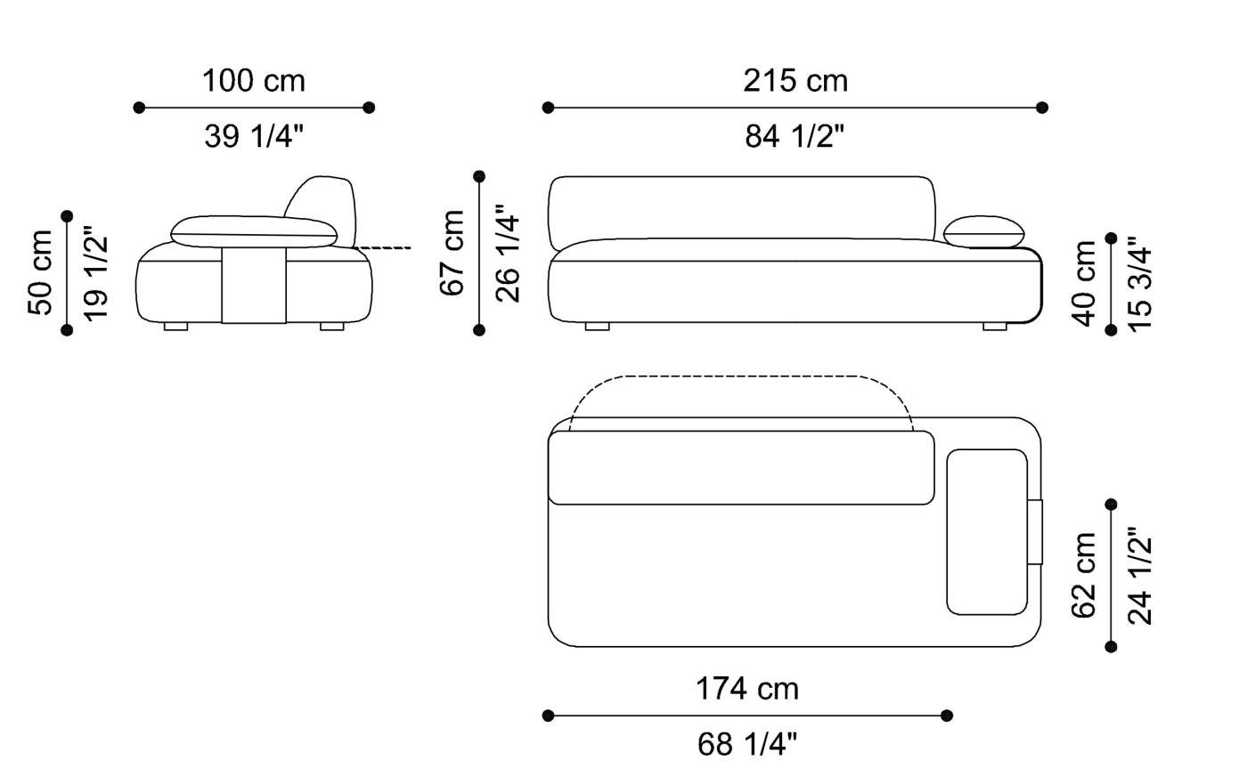 Диван из нубука Gianfranco Ferré Home Сиэтл ARCH-00011599 - Вид №7