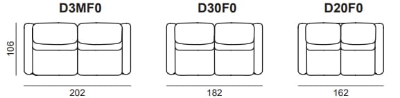Ткань линейный диван AERRE ITALIA DEDALO ARCH-00138531 - Вид №2