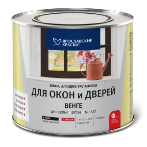 Эмаль для окон и дверей цвет венге 1.9 кг
