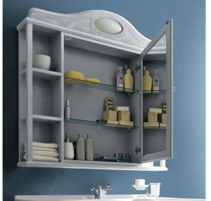 Cerasa Зеркало с контейнером для ванной Paestum