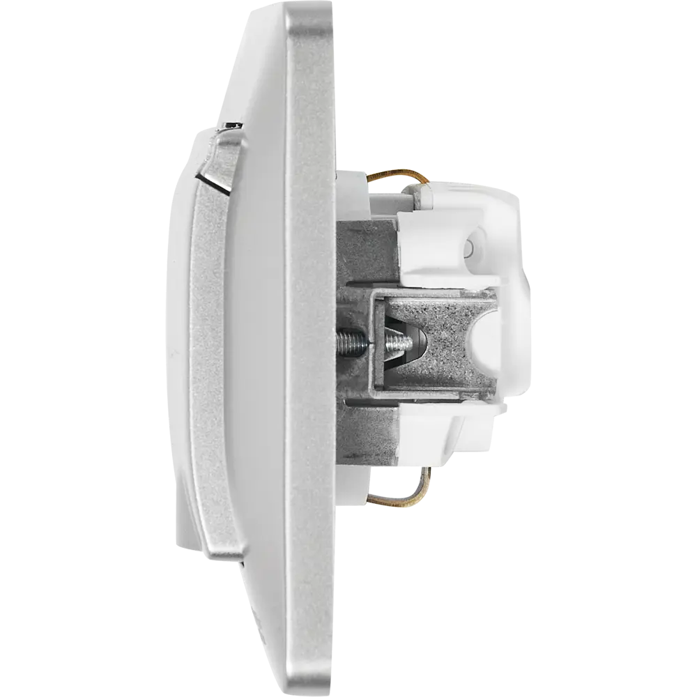 Schneider Electric Glossa - розетка с заземлением и защитными шторками 86710194 STLM-0070809 - Вид №2
