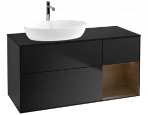 Villeroy&Boch Тумба под раковину Прямоугольная версия FA52GNPD Finion Black Matt Lacquer