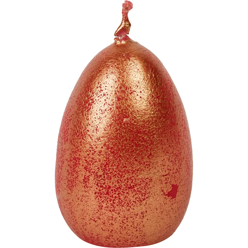 Свеча парафиновая Яйцо-3 малое бордо с росписью 5,5 см EVIS STLM-2122097