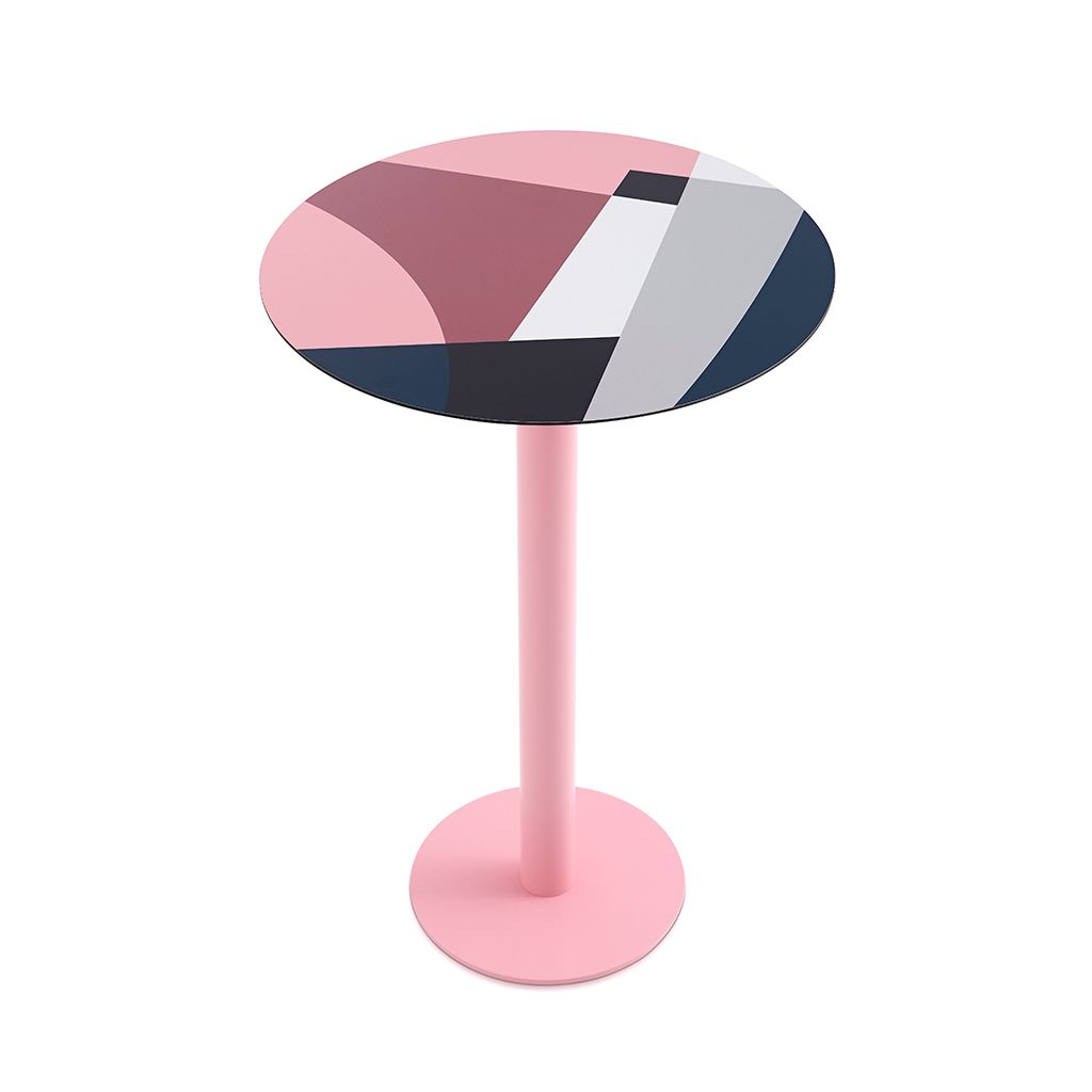 Высокий круглый ламинированный стол Diabla Abstrakt Mona ARCH-00140339 - Вид №26