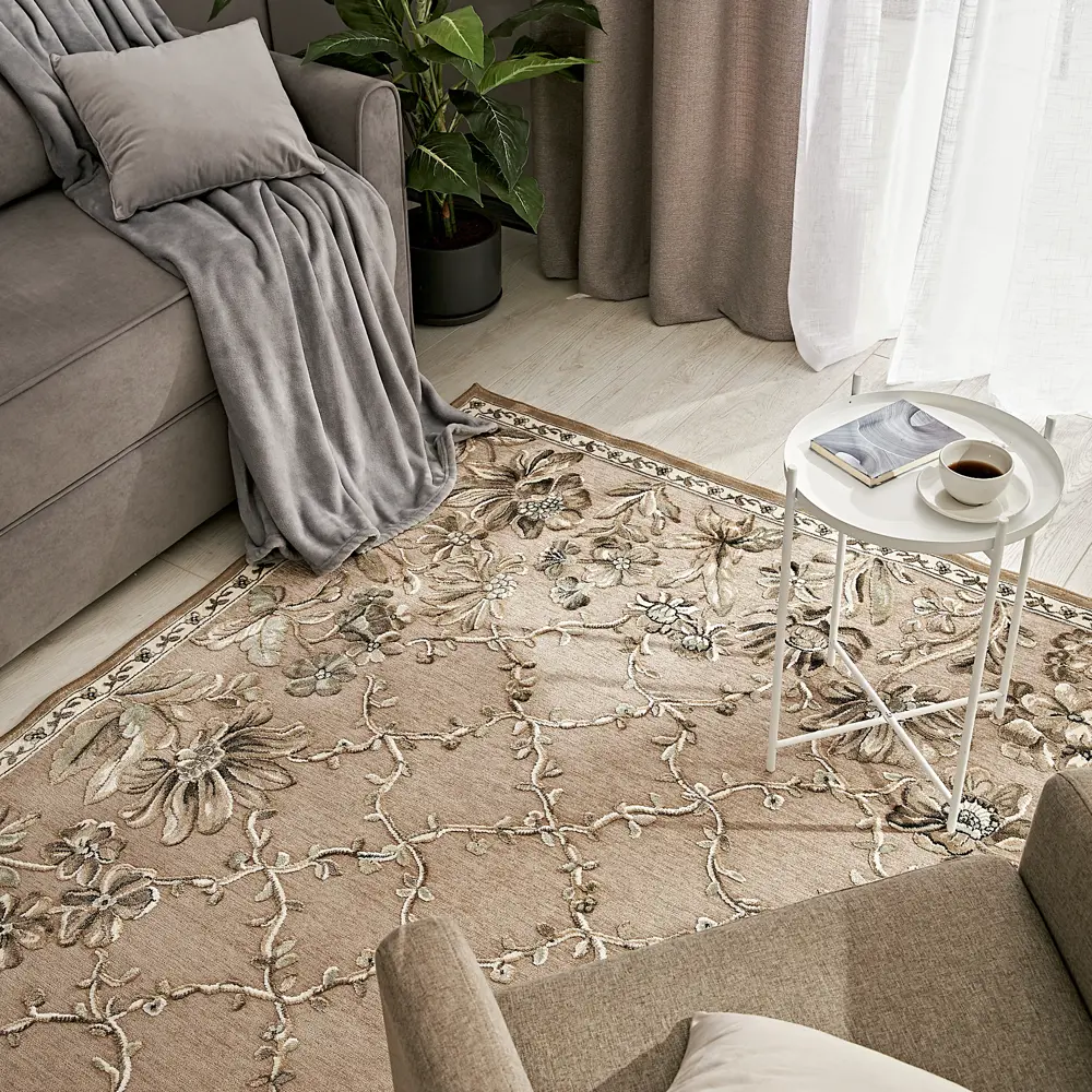 Ковер вискоза Genova 262-652590 240x340 см цвет бежевый RAGOLLE STLM-2009023