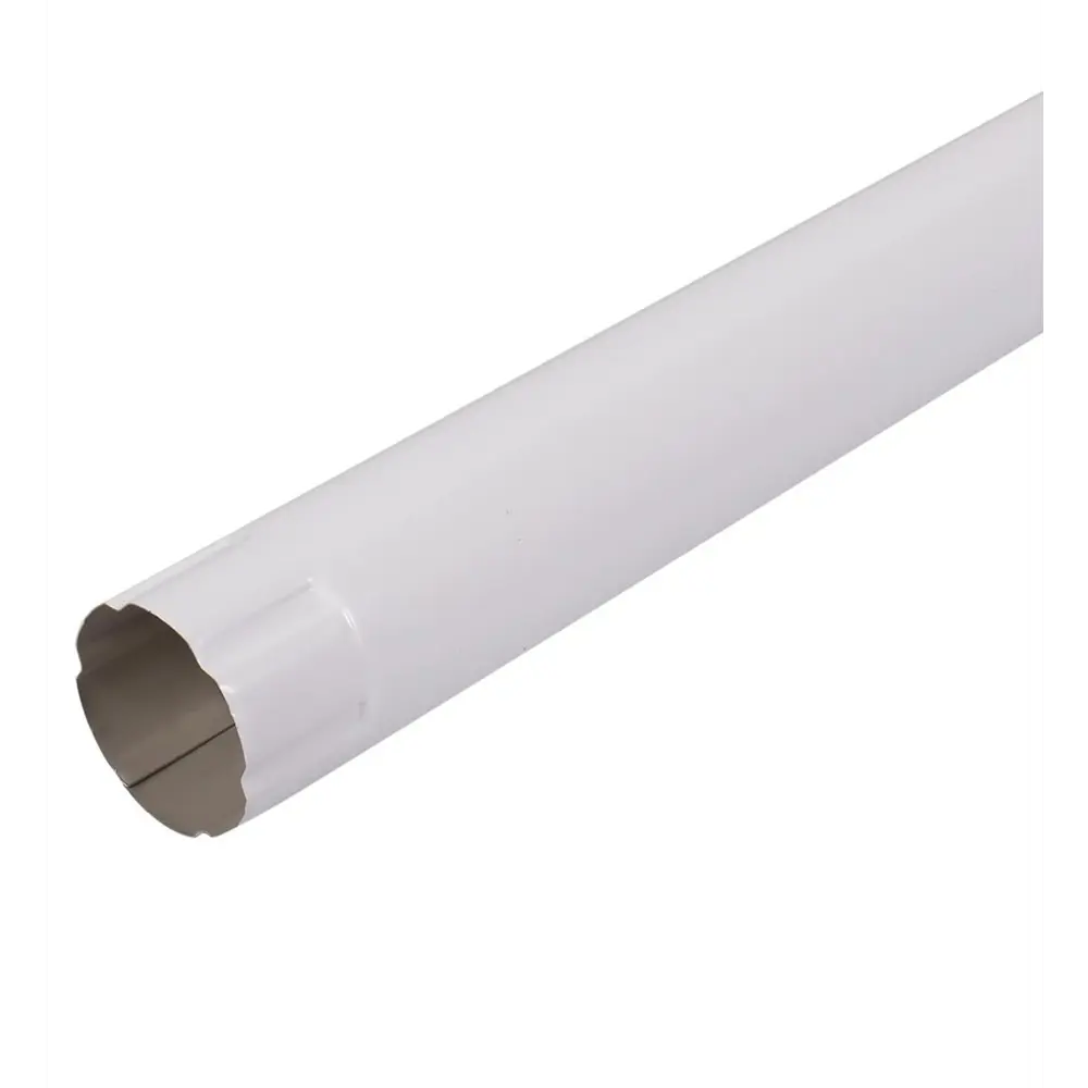 Соединитель трубы 1 м цвет белый ИНТЕРПРОФИЛЬ STLM-2121344