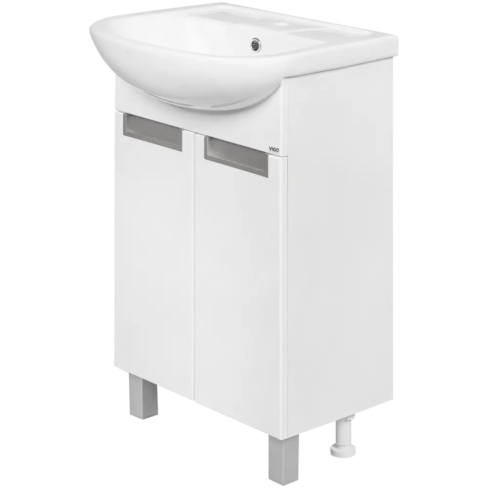 Тумба под раковину напольная Vigo Венто 50 см цвет белый STLM-2193086 - Вид №1