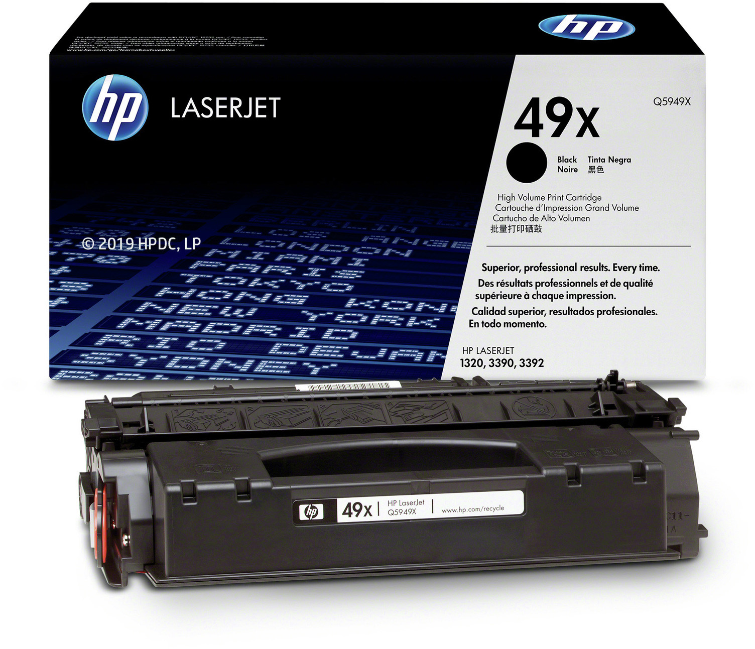 Q5949X laserjet black print cartridge HP Santreyd  - Вид №3