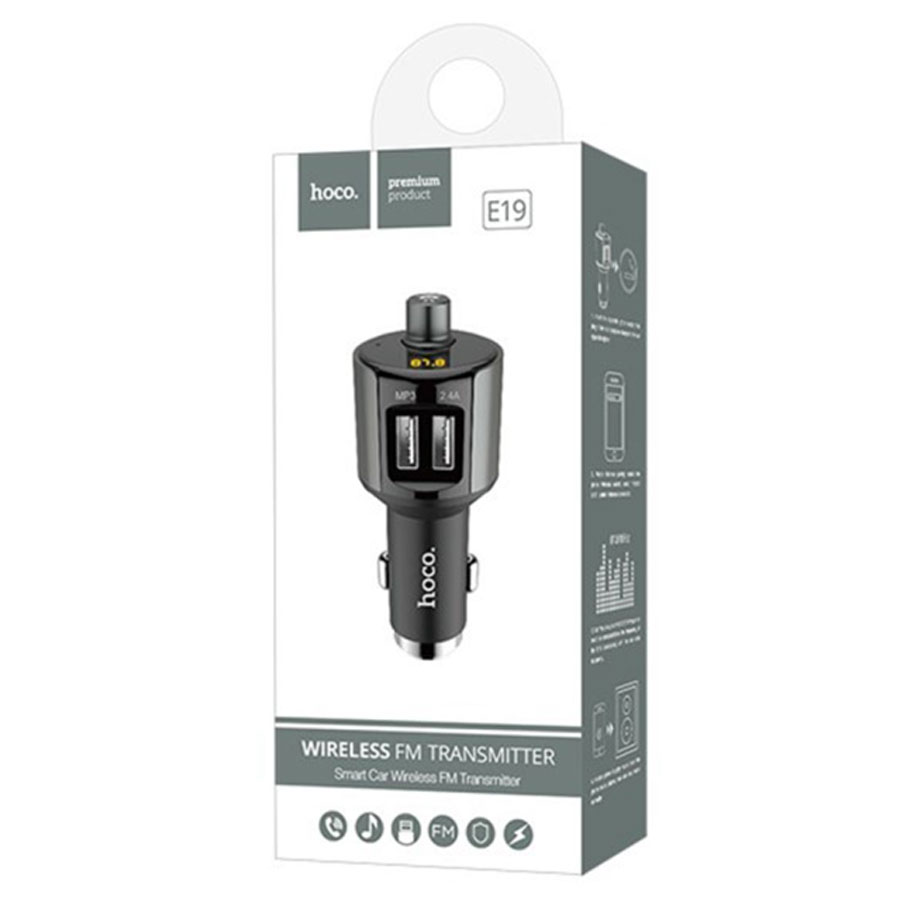 9237918 FM-трансмиттер Hoco E19 hoco STDN-0006636 - Вид №4