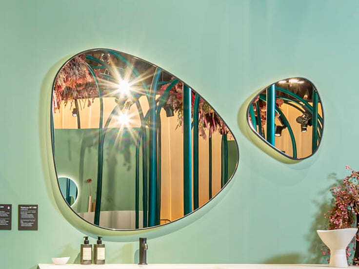 Зеркало со встроенным освещением для ванной комнаты Arbi Arredobagno SASSO ARCH-00096204