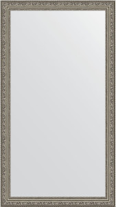 BY 3200 Зеркало в багетной раме - виньетка состаренное серебро 56 mm EVOFORM Definite