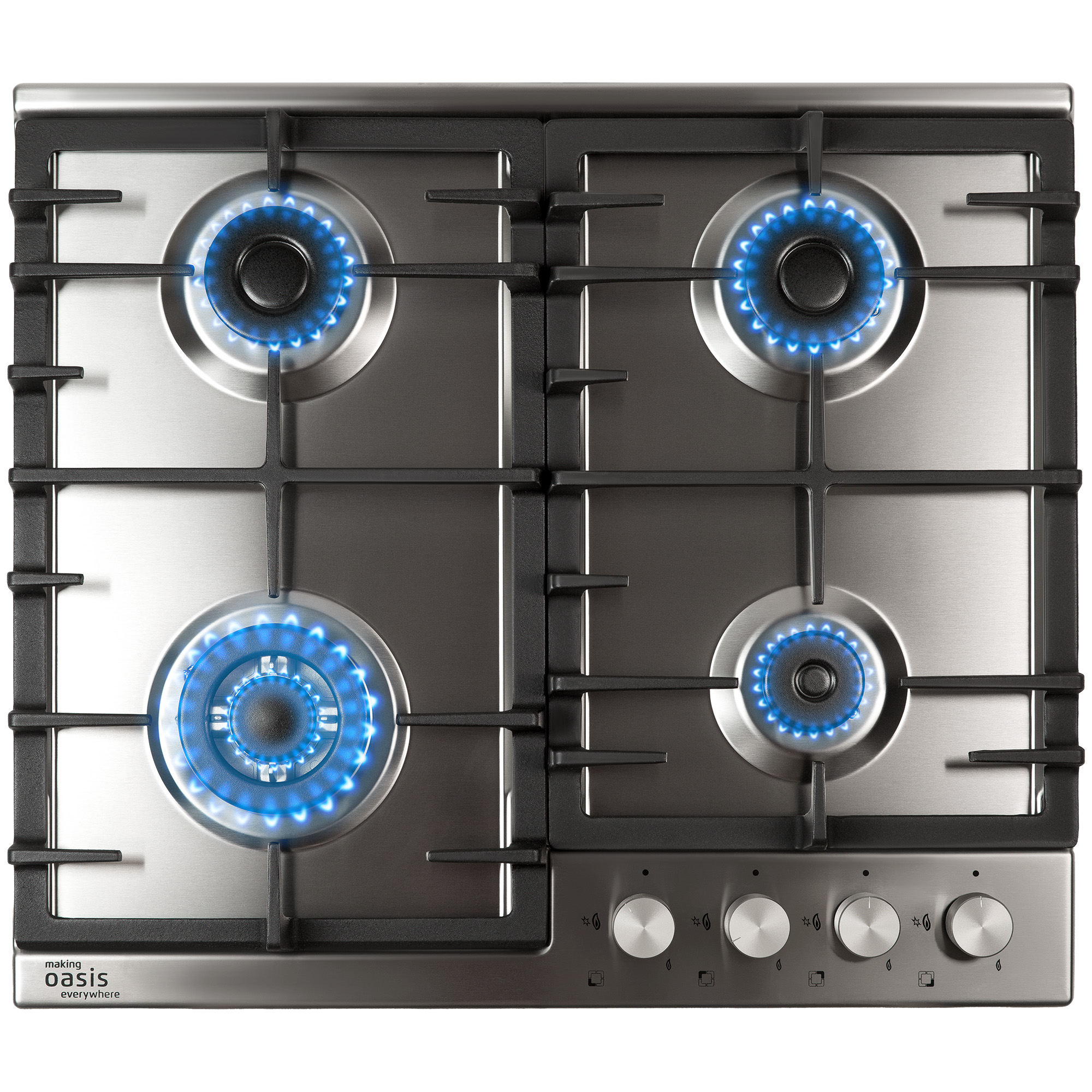 5346122 Газовая варочная поверхность Oasis P-MNRT (B) STDN-0016384 - Вид №6
