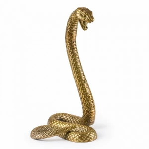 Статуэтка металлическая золотистая Wunderkrammer Snake SELETTI  00-3883224 Золото